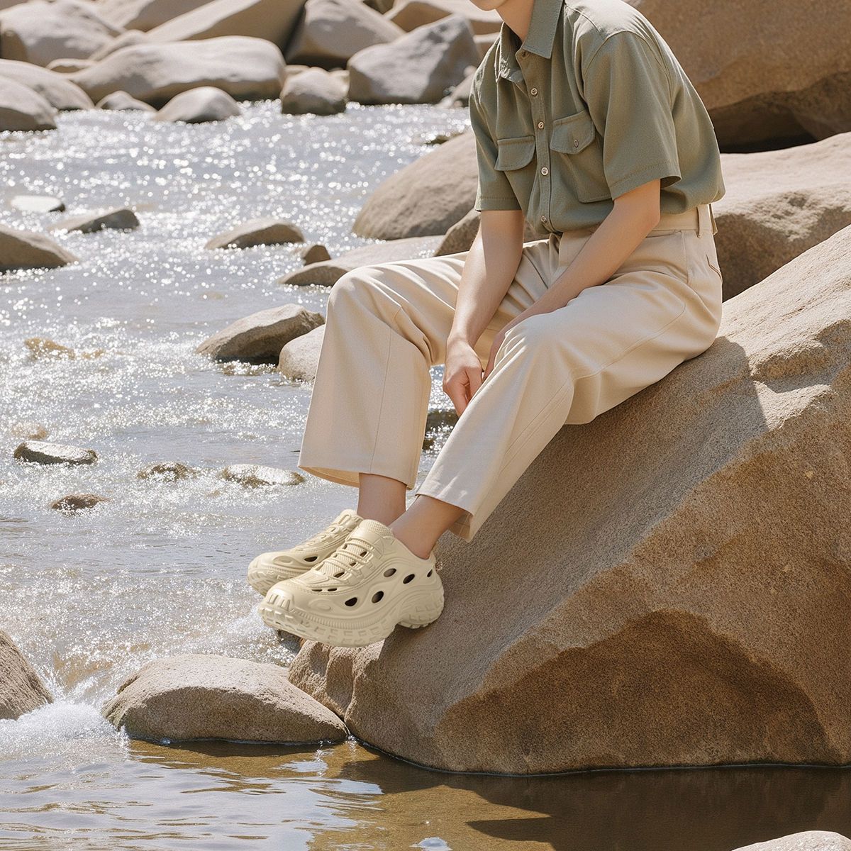Męskie letnie chodaki do nosze – Aquatic Sports Shoes recenzja i cena